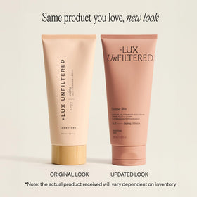 Lux Unfiltered pump close-up demonstrating easy, mess-free dispensing