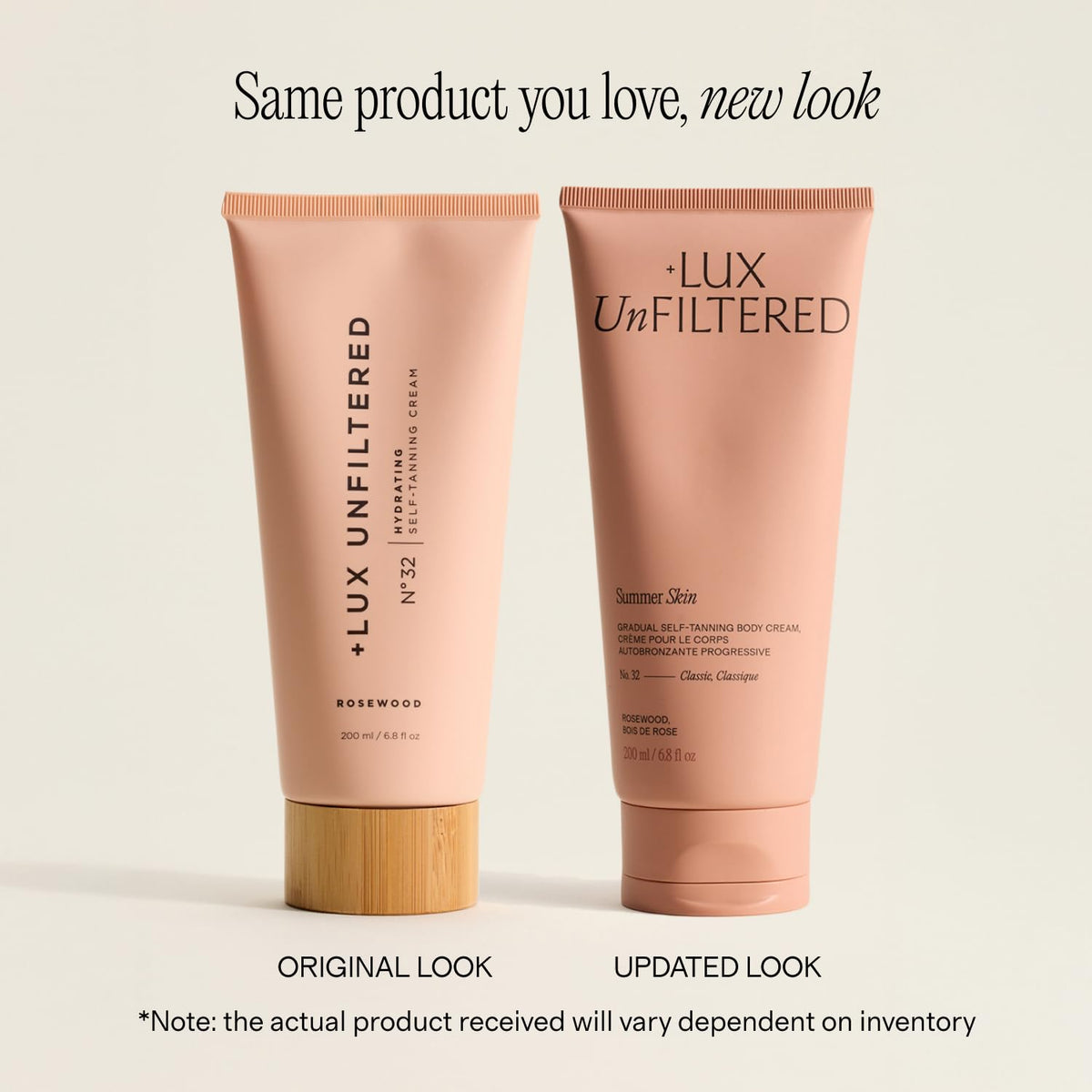Lux Unfiltered creamy lotion texture close-up demonstrating smooth hydration