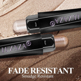 LUXAZA lifestyle evening look with metallic lids for a long-lasting glam