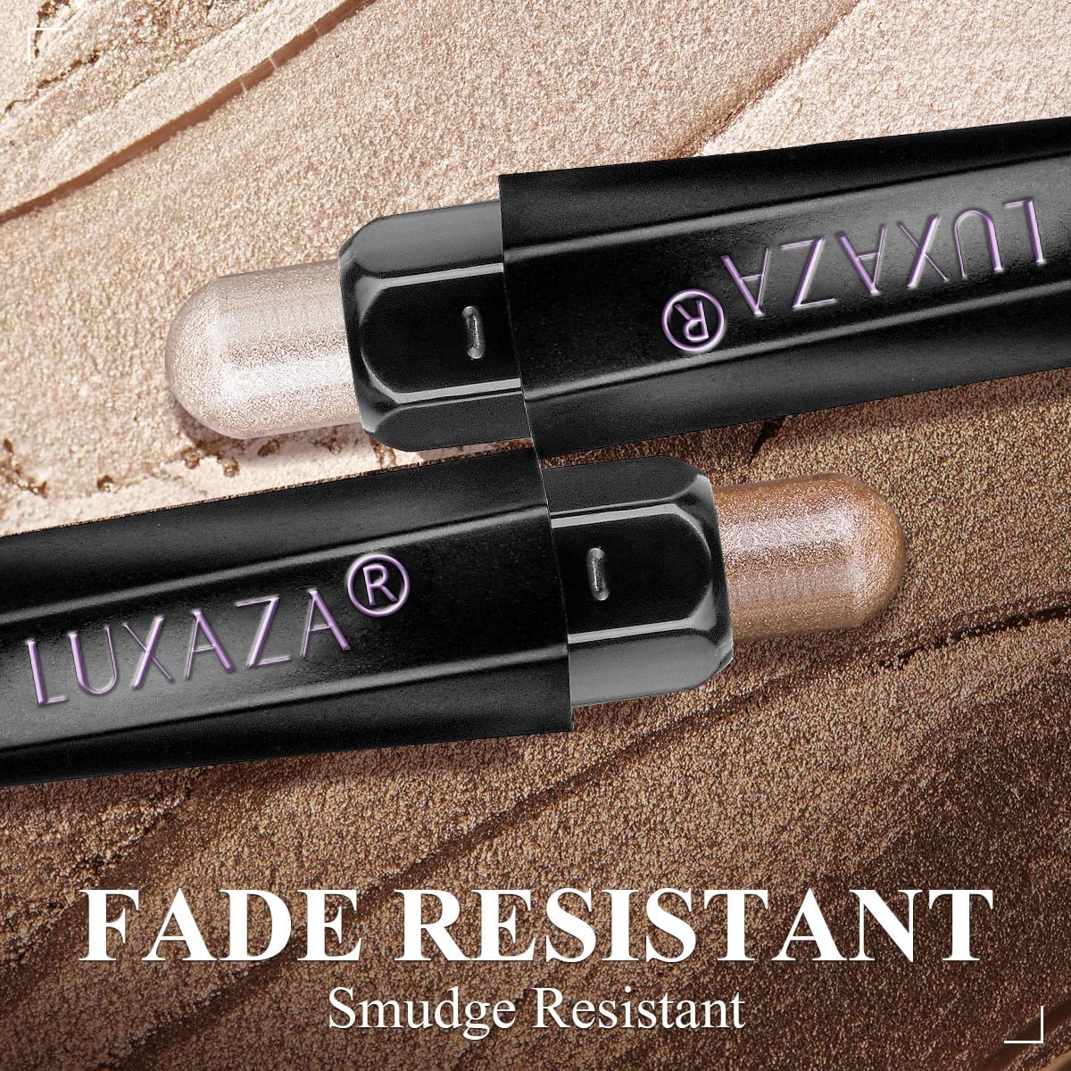 LUXAZA PRO assembled look on model illustrating wearable everyday neutral enhancement