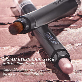 LUXAZA PRO smoky eye demo using metallic bronze to create long-lasting definition