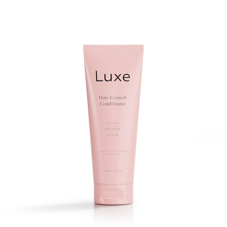 LUXÉ front packaging showing bottle and clear brand benefits for confident use