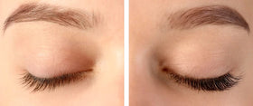LUXE serum placed on vanity with makeup indicating routine compatibility benefit