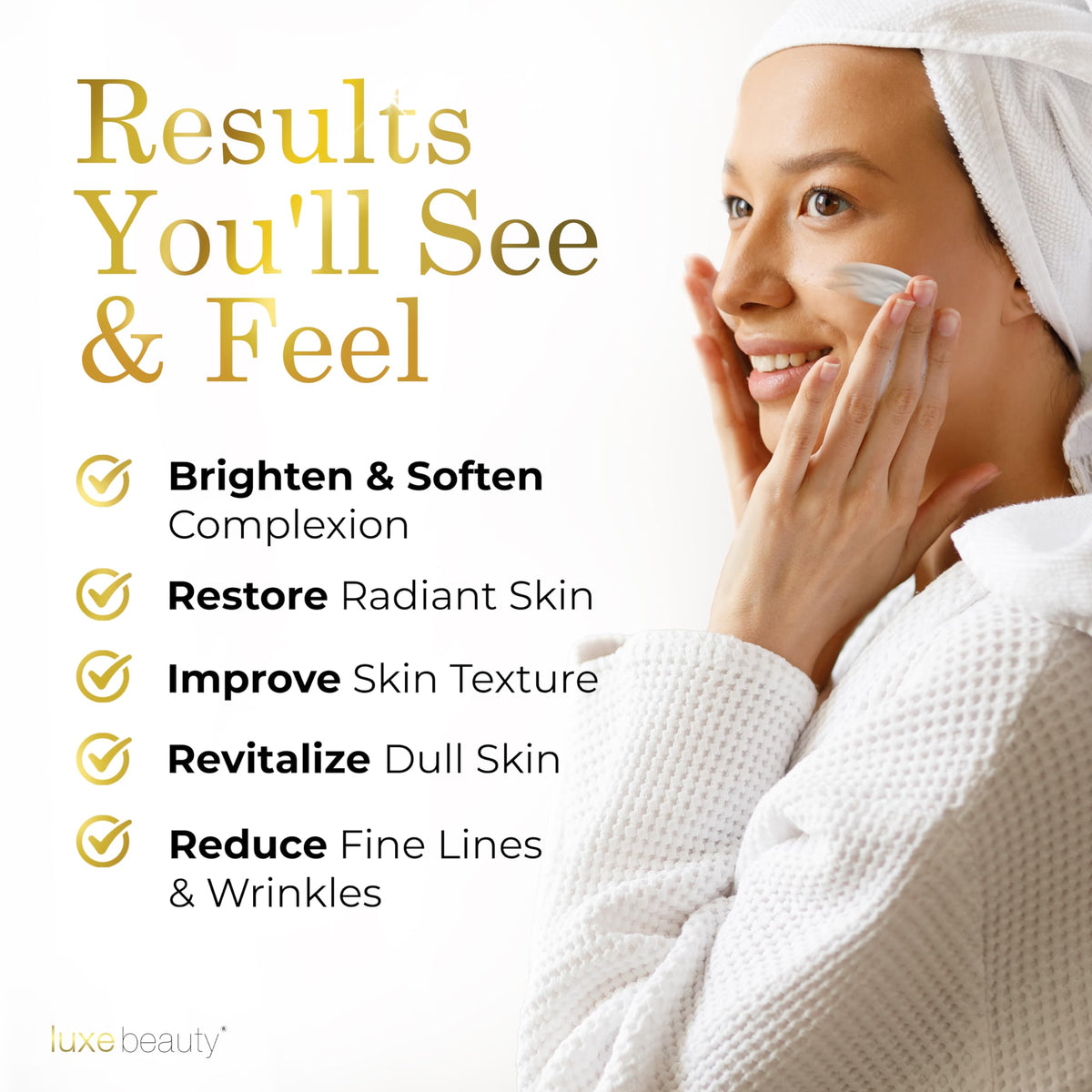 LUXELOTION texture on hand illustrating lightweight hydration benefit