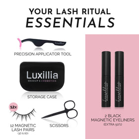 Luxillia waterproof magnetic eyeliner tube for secure hold