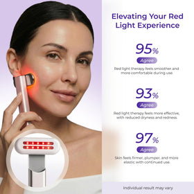 Luxvez ingredients label close-up showing niacinamide and peptides
