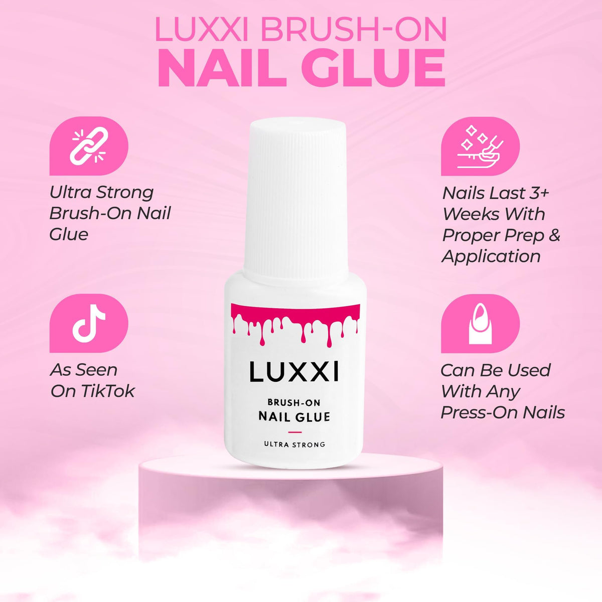 LUXXI label and instructions close-up helping correct prep and application steps