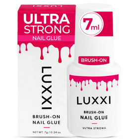 LUXXI lifestyle evening manicure showcasing salon-look nails and confident wear