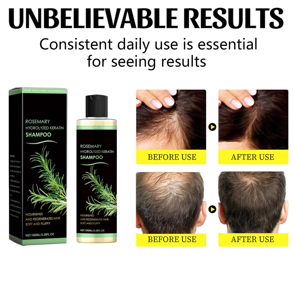Lvjonya pump dispensing creamy shampoo texture for gentle cleansing benefit