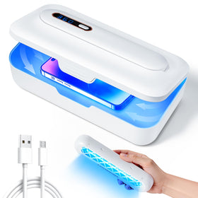 LXIANGN front view of sterilizer box showing controls and LED display for easy timing