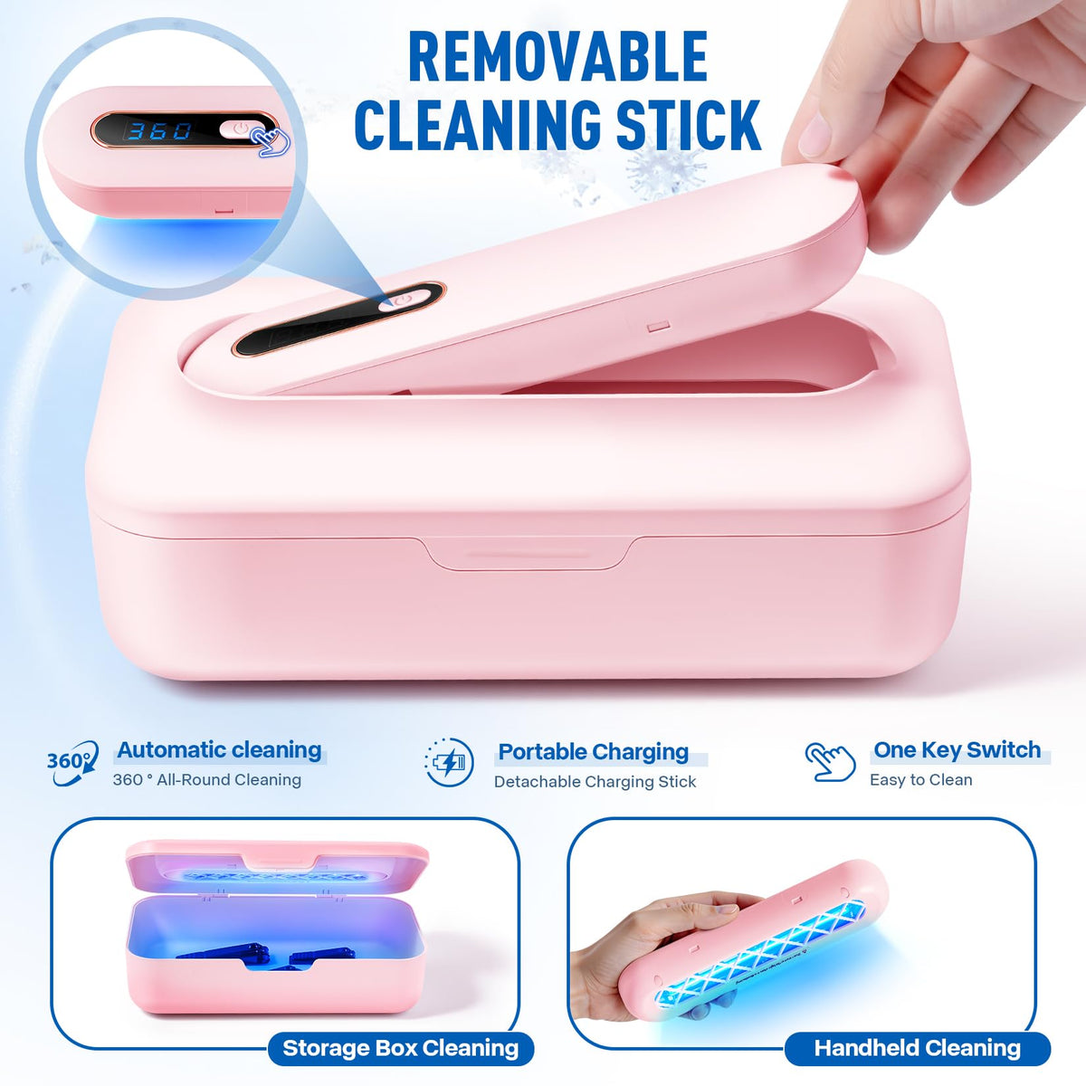 LXIANGN sterilizer detachable lamp tube closeup for easy maintenance
