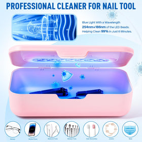 LXIANGN sterilizer open chamber with manicure tools fitting comfortably