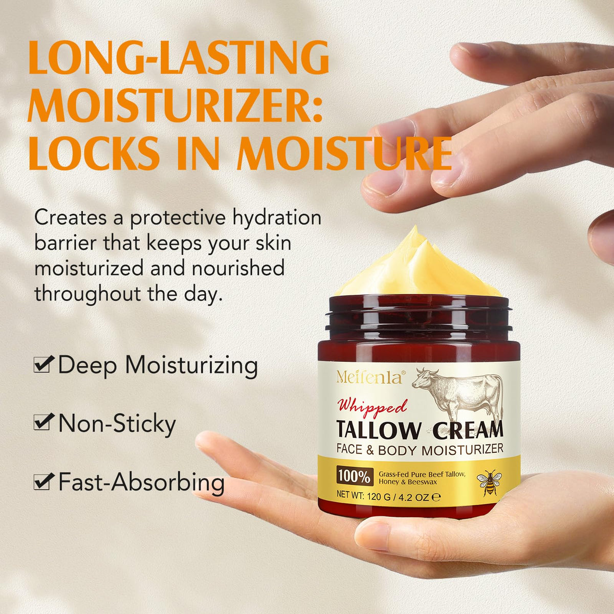 Lxitian with honey and beeswax ingredients displayed to show natural sources