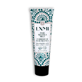 LXMI front packaging showing the recyclable aluminum tube and brand