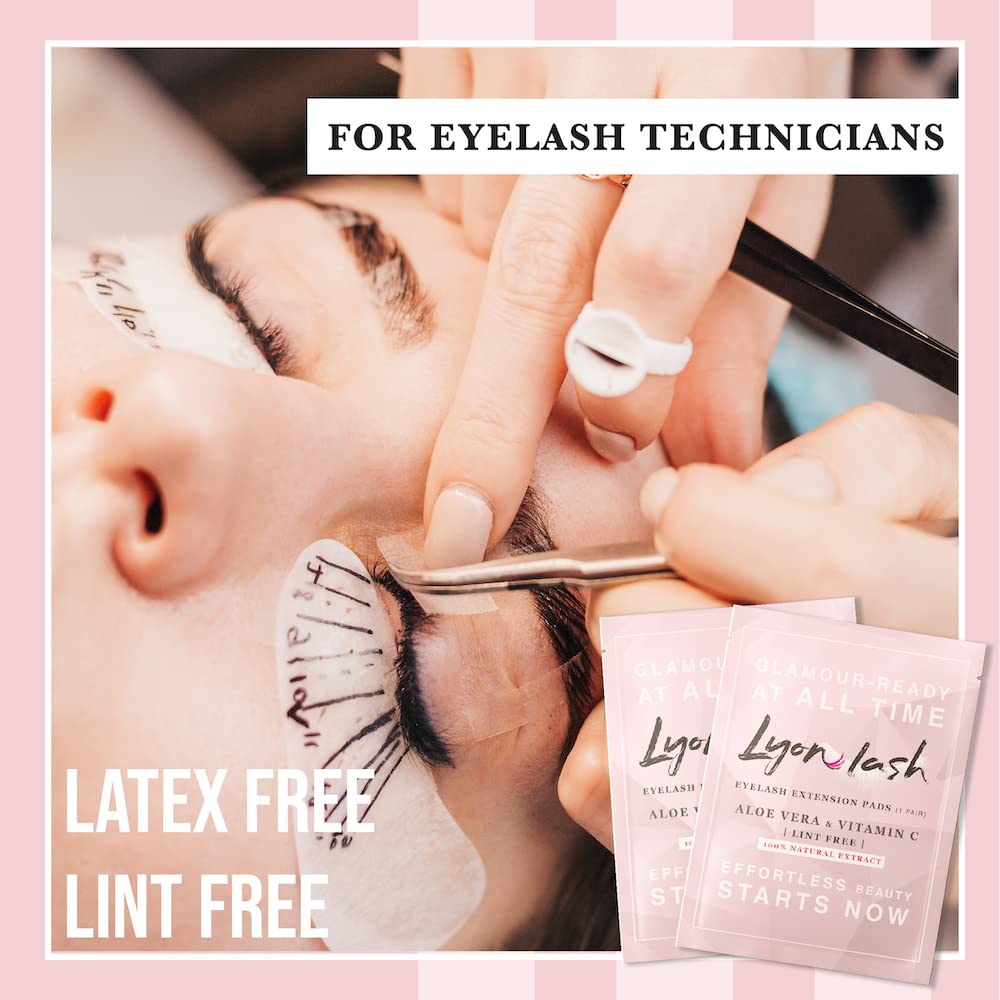 Lyon Lash applied in salon on client demonstrating secure hold and comfort benefits