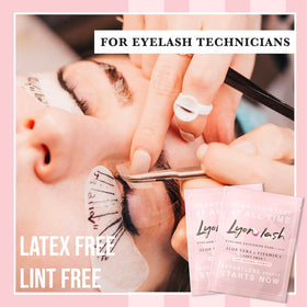 Lyon Lash applied in salon on client demonstrating secure hold and comfort benefits