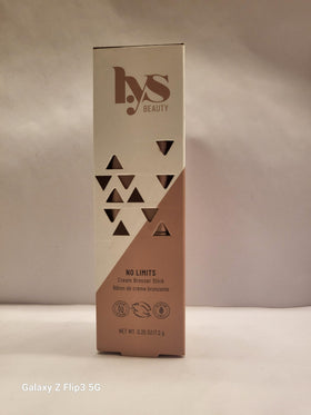 LYS Beauty close-up of bronzer stick texture highlighting creamy blendability and smooth finish
