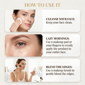 Lytoybe spot conceal demo on mature skin showing targeted coverage and hydration benefit
