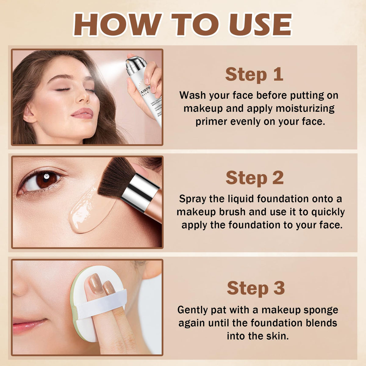 LZXLUKGIR application on model half face showing before-and-after natural finish benefit
