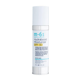 m-61 front tube showing product and SPF 30 protection benefit