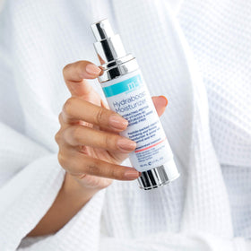 m-61 ingredient panel highlighting hyaluronic acid and peptides benefit clarity