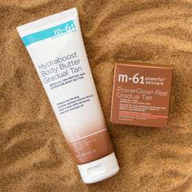 m-61 open jar detail revealing tinted butter and emollient benefit
