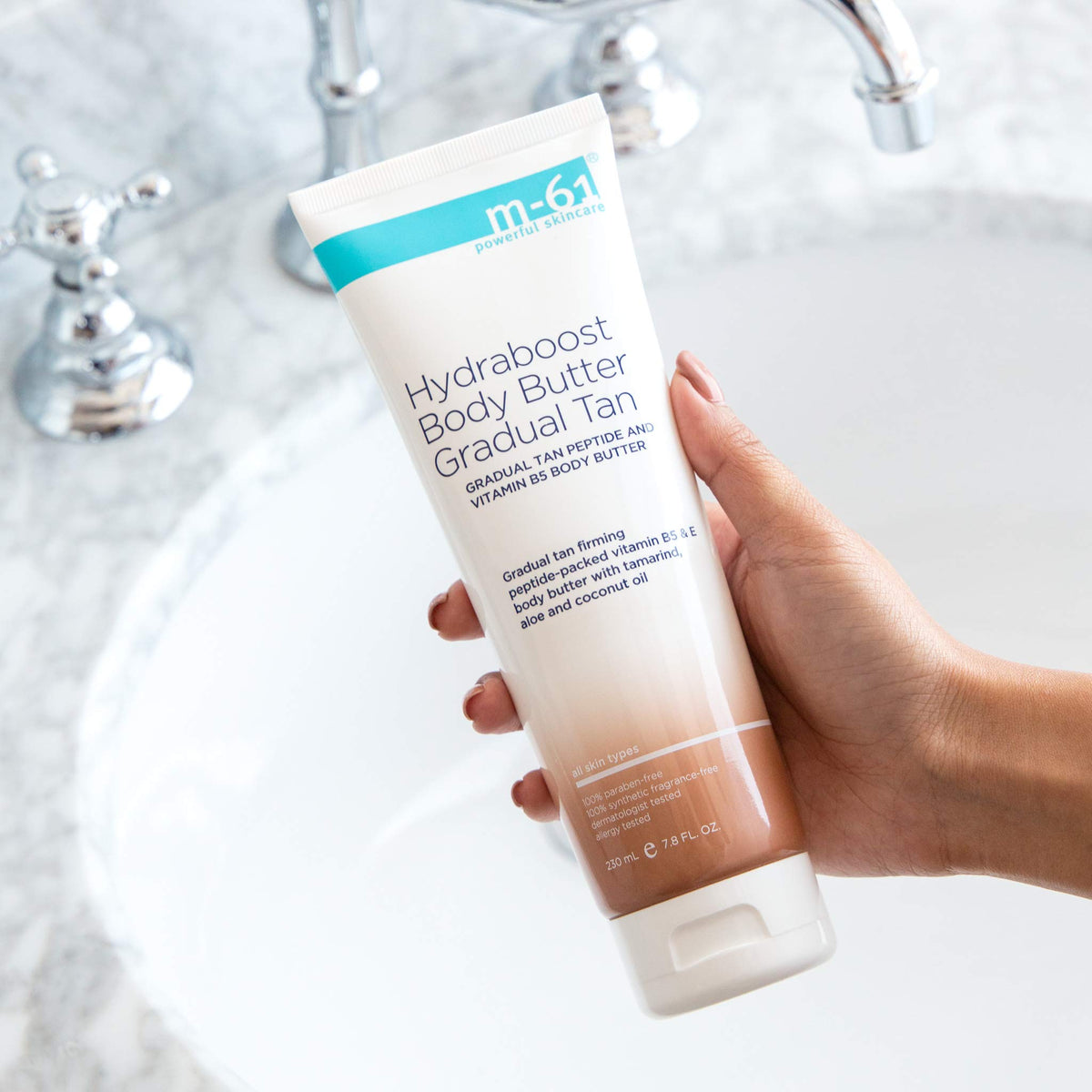 m-61 texture close-up highlighting creamy hydration benefit