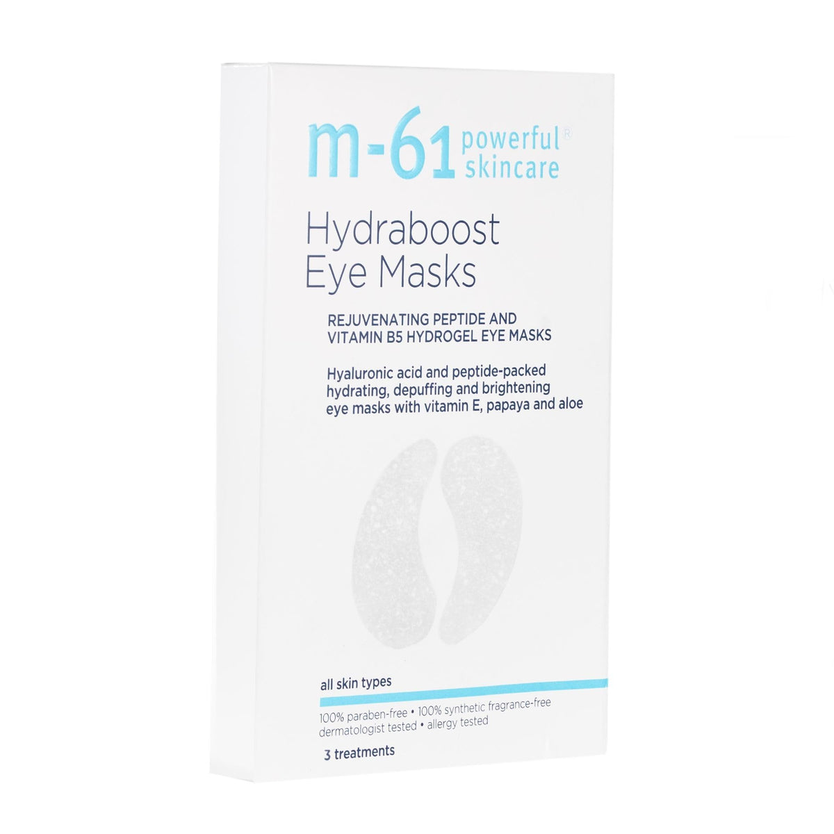 m-61 close-up of hydrogel texture highlighting soothing hydration