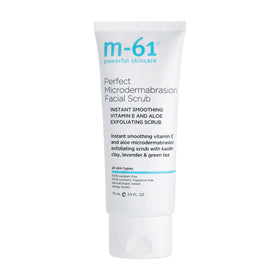 m-61 front packaging showing tube and product name, clear benefits