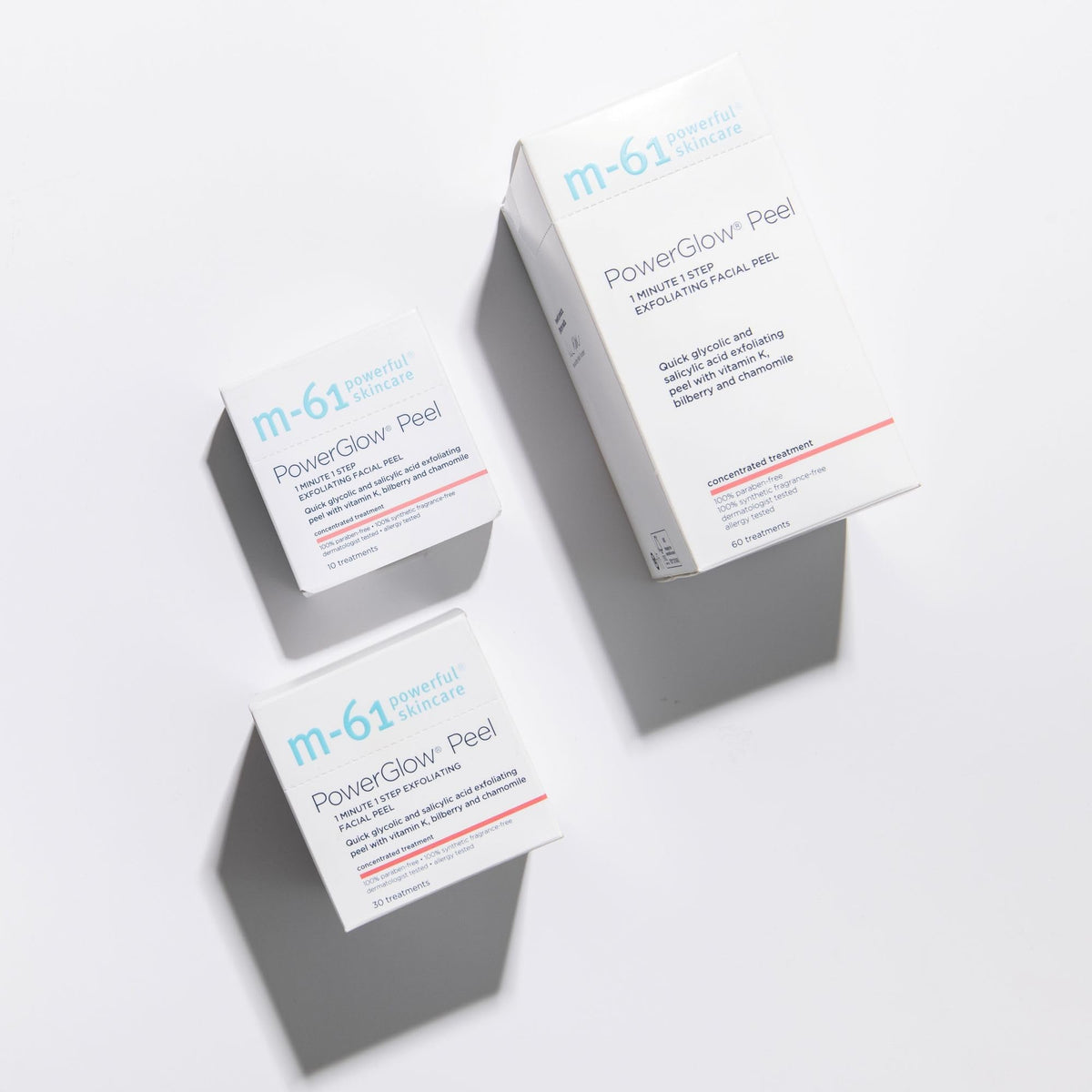m-61 close-up of exfoliating pad texture highlighting gentle physical surface