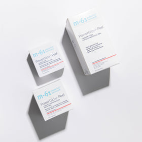 m-61 close-up of exfoliating pad texture highlighting gentle physical surface