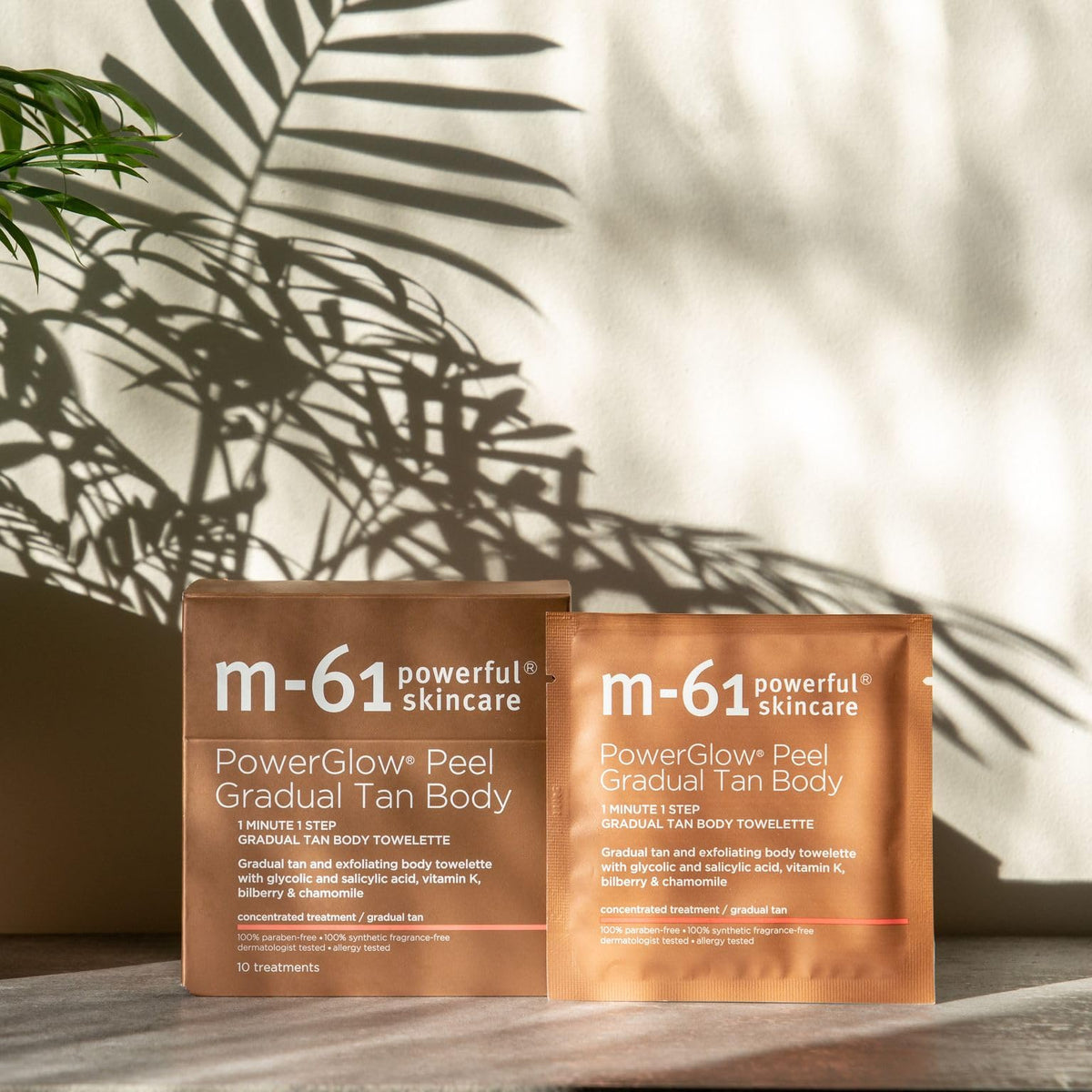 m-61 placed on bathroom vanity suggesting daily routine ease benefit