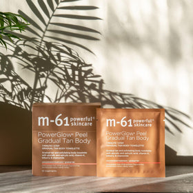m-61 placed on bathroom vanity suggesting daily routine ease benefit