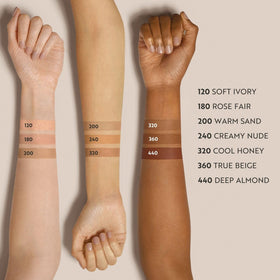 M. Asam before after comparison image showing evening-out of skin tone and subtle firming