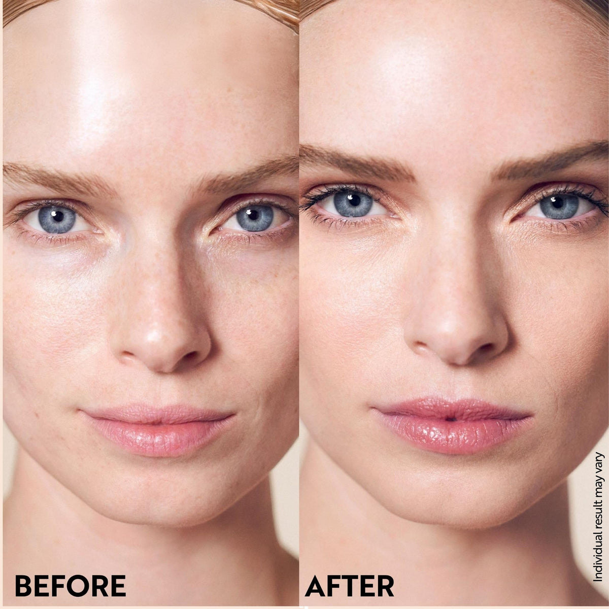 M. Asam applying mousse with a firm brush for even coverage benefit