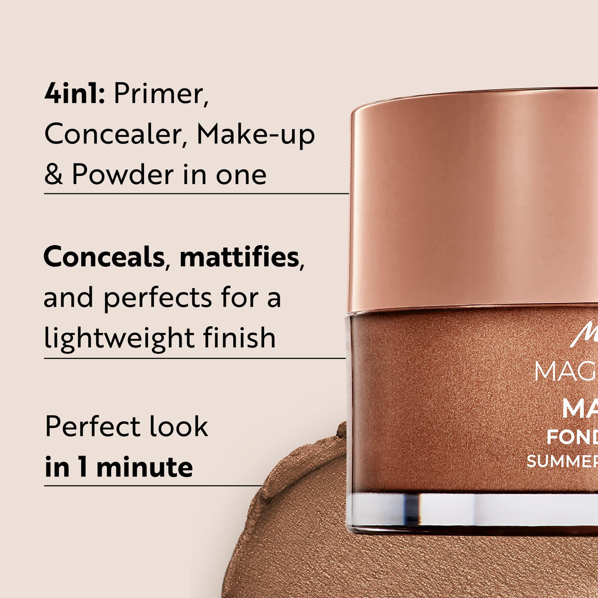 M. Asam mousse texture in jar showing airy formula and lightweight blendability