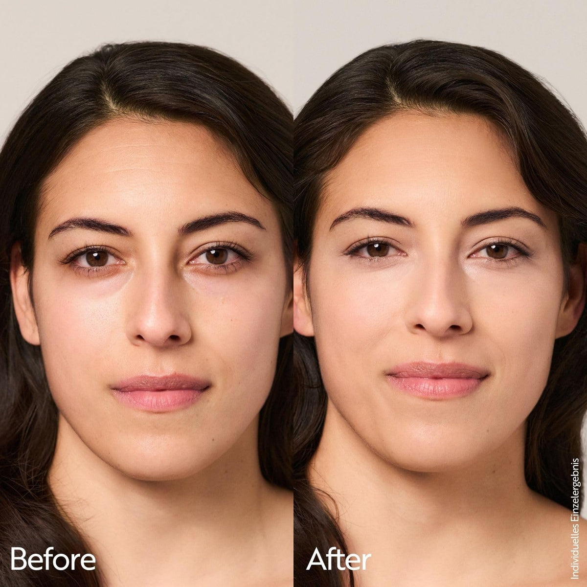 M. Asam texture swatches illustrating smooth hydrating coverage
