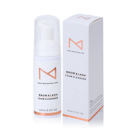 M foam cleanser front packaging showing product benefits