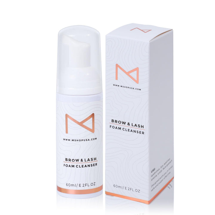 M foam cleanser front packaging showing product benefits