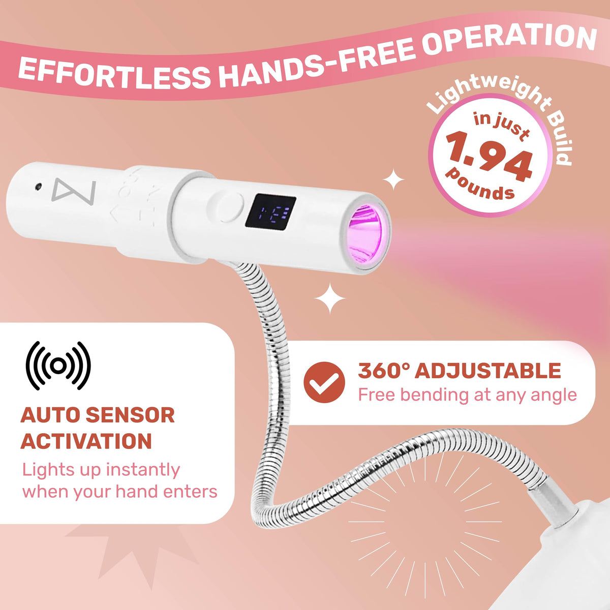 M GlamCure GO lifestyle travel setup in a kit for mobile technicians on-the-go