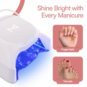 M GlowPro boxed packaging with charger and manual for easy setup