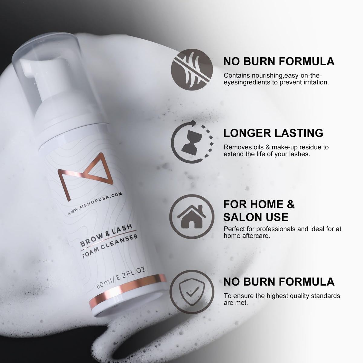 M demonstrated on lash extensions to protect adhesive bond