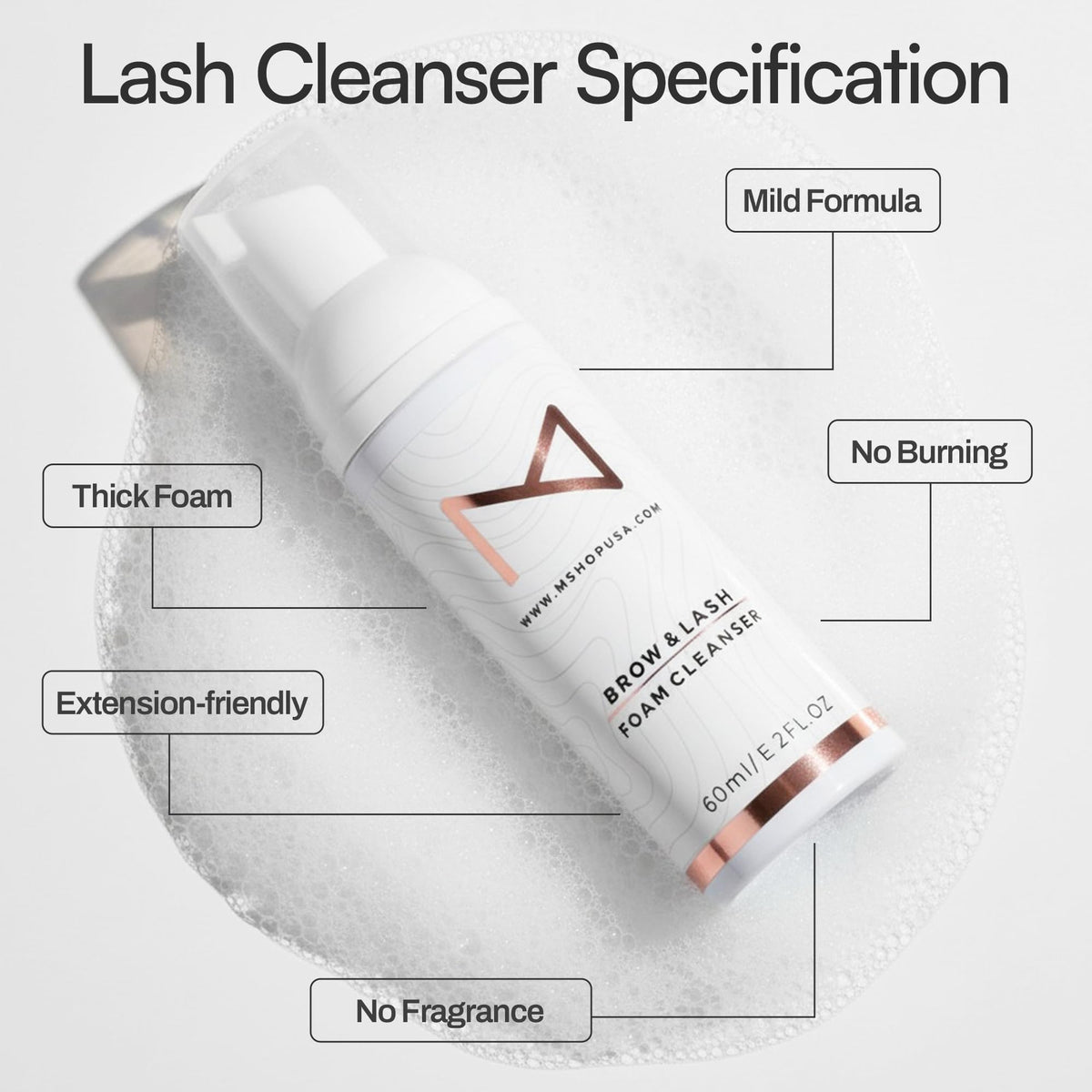 M used by a technician during microblading for safe cleaning