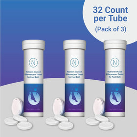 M PAIN MANAGEMENT TECHNOLOGIES foot soak in basin demonstrating soothing use