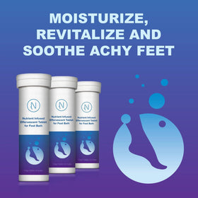 M PAIN MANAGEMENT TECHNOLOGIES lifestyle scene relaxing feet soak for comfort