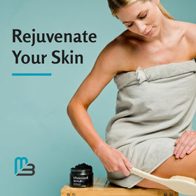 M3 Naturals feet exfoliation before and after showing softer heels