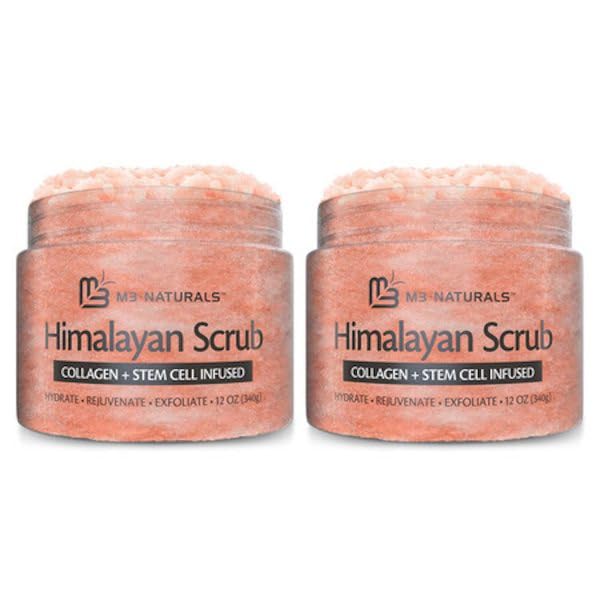 M3 Naturals front packaging showing two jars and branding benefit of value