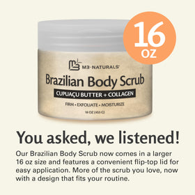 M3 Naturals applied to feet with visible smoother skin outcome after use