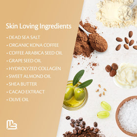 M3 Naturals being applied to hand showing gentle massage and immediate smoothing benefit