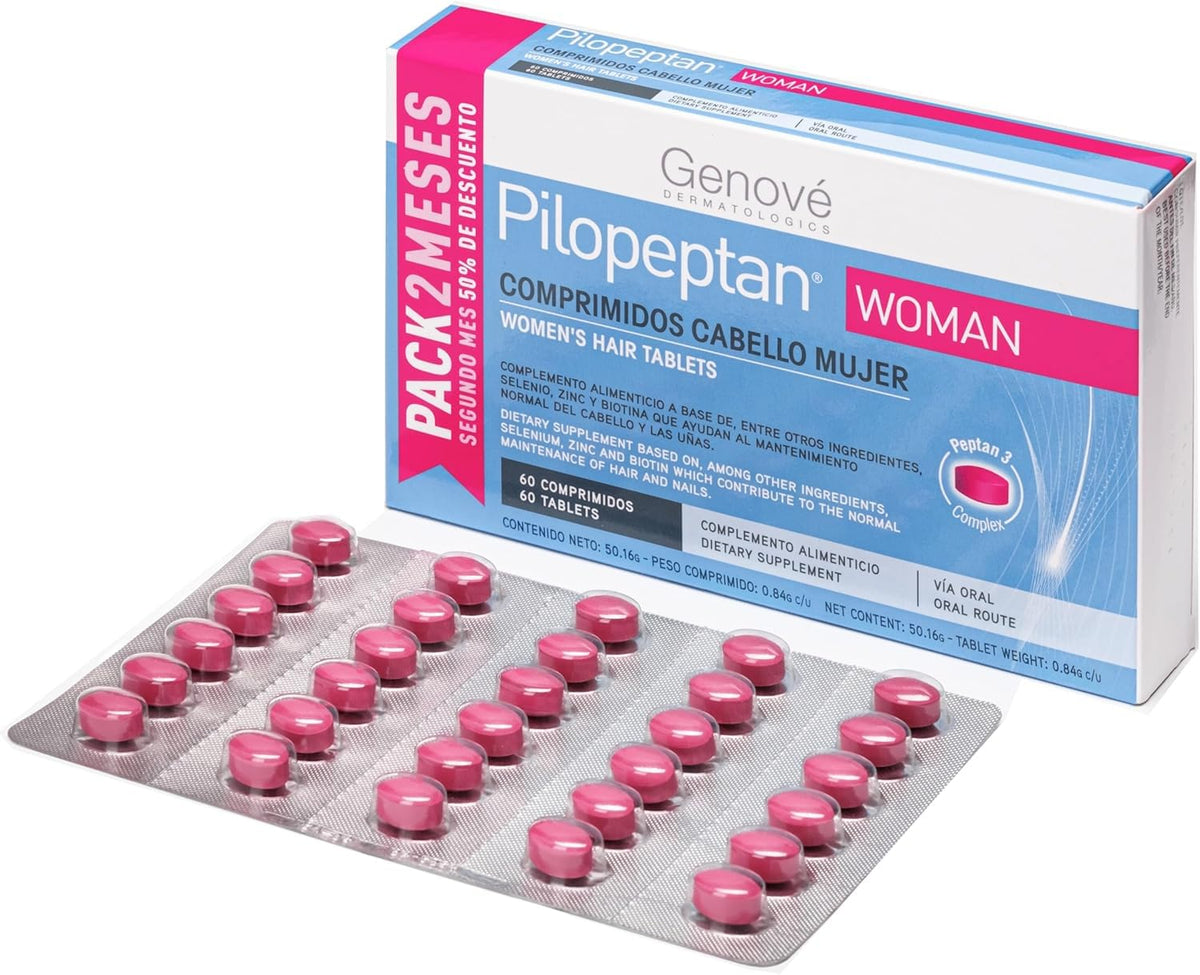 MAATSEN Genove Pilopeptan Woman front packaging showing product benefits